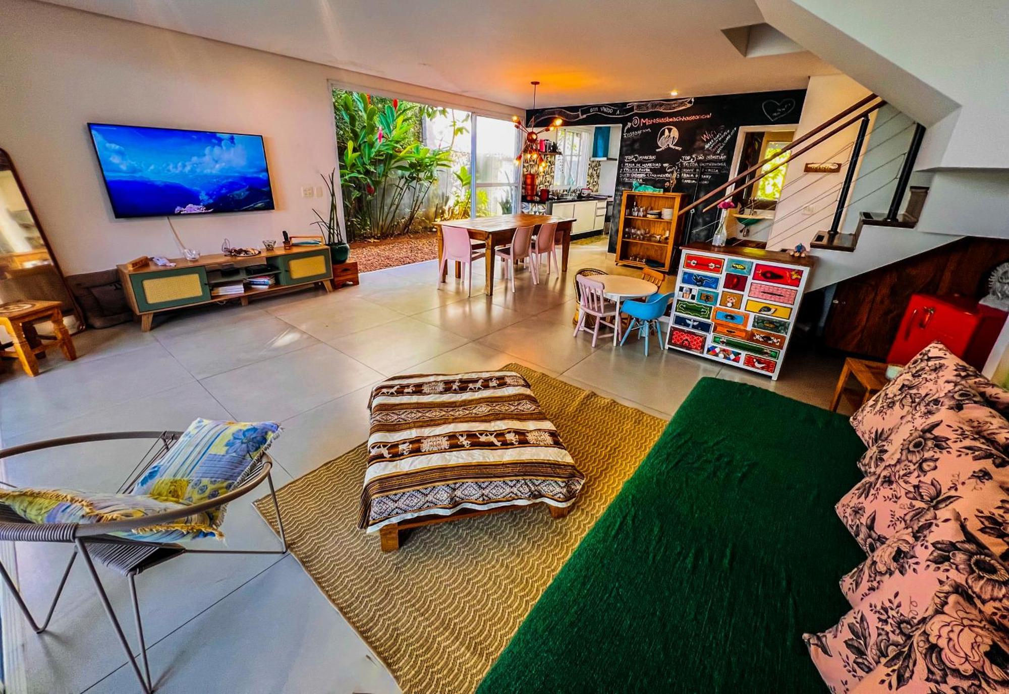 C7, Casa Vibrante, Pe Na Areia De Maresias Villa Sao Sebastiao  Exteriör bild